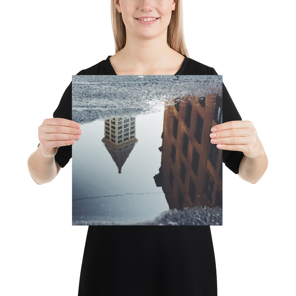 Smith Tower Reflecting